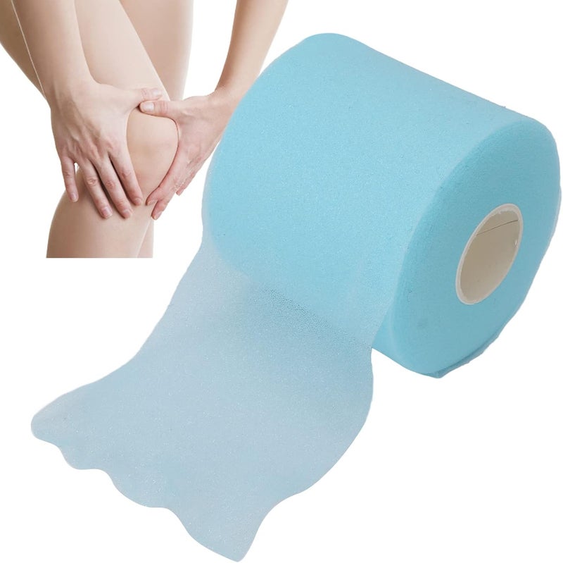 woobles Foam Underwrap, Mutifunctional Sports Foam Pre Wrap Athletic Tape, for Elbow Knees Ankles Wrists and Hands, Approx. 6.5cm X 27m (Blue) - Image 1
